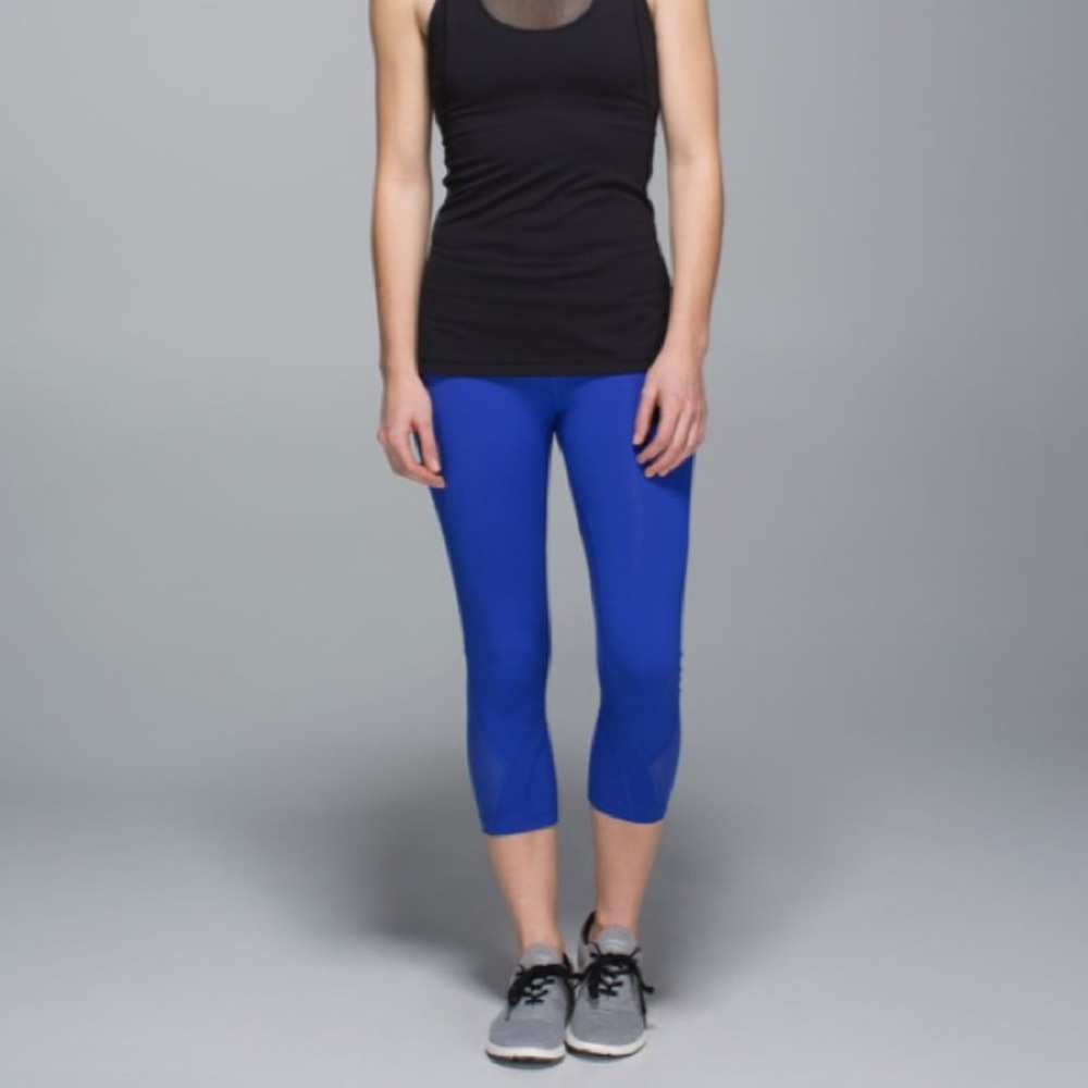 lululemon run: inspire crop II (mesh)